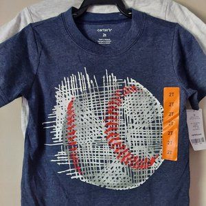 Brand new Carters boys T shirt pair size 2T